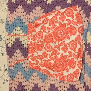 Baukjen Coral Floral Sleeveless Top